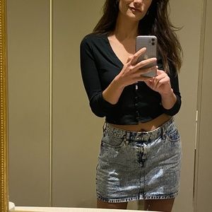 Acid wash Jean skirt (GAP)